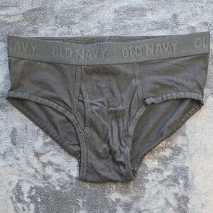 Old Navy Black Briefs with Elastic Waistband
